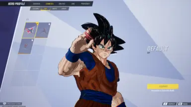 Marvel Rivals Goku as Spider-Man MOD