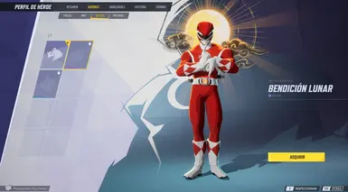 Marvel Rivals Red Ranger Moon Knight Replacement MOD - Screenshots 3