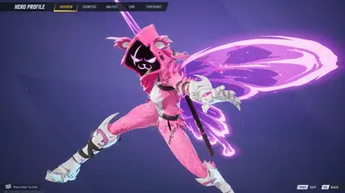 Marvel Rivals MOD: Pink Raven Captain Replaces Psylocke - Screenshots 2