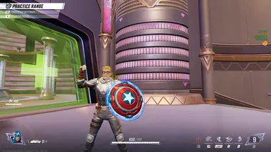 สกิน Captain Jones แทนที่ Captain America ใน Marvel Rivals - ภาพหน้าจอ 2