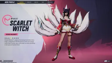 ม็อด 'Marvel Rivals' Ahri แทน Scarlet Witch