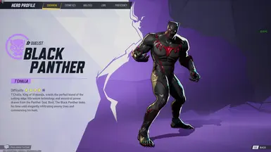 Marvel Rivals Black Red Panther MOD