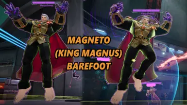 Marvel Rivals Magneto Barefoot MOD